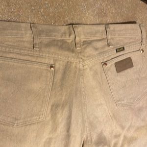Wrangler Pro Rodeo tan 13MWZTN boot cut jeans.